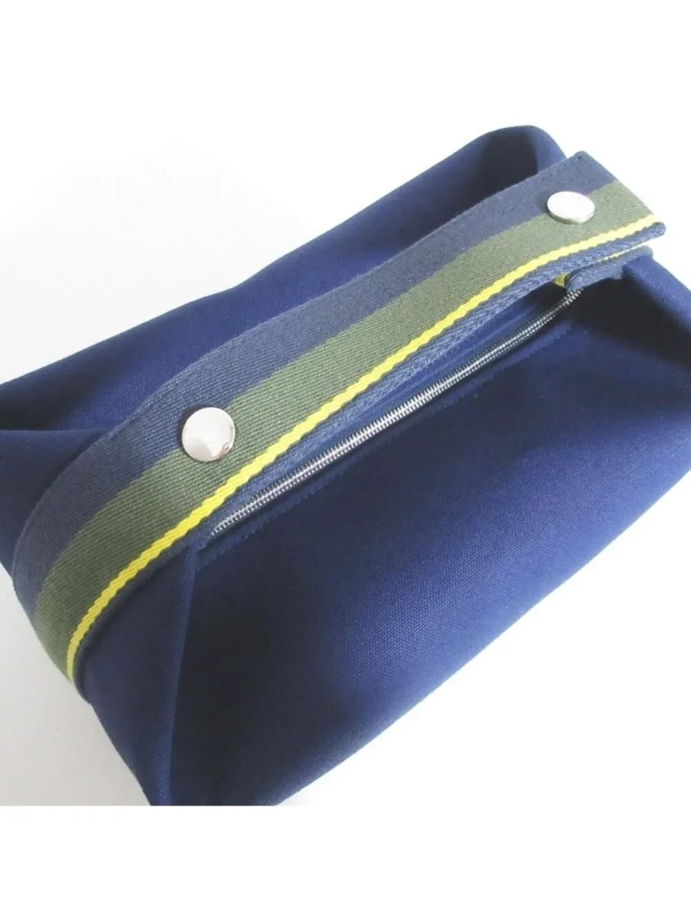 Hermes Brid-a-brac GM Pavillon Pouch Handbag Marine